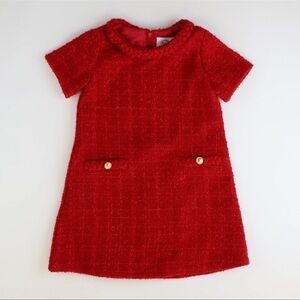 Elegant Red Kids Dress
